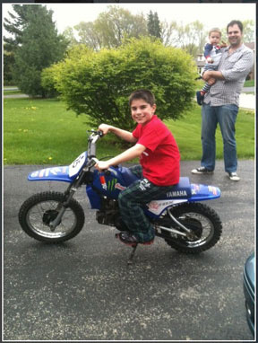 Jake on his Dirt Bike 053012