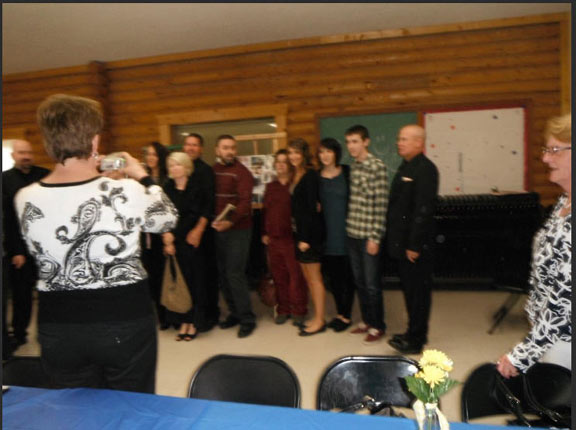 Ken's Family from right are  Ken's son Roger and his children. Dalen, Alexis and Alyssia