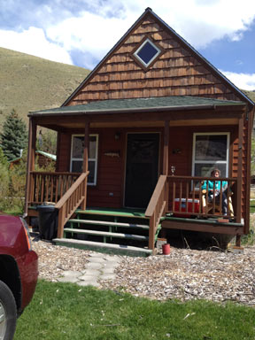 Ed enjoying the good country living at their B&B