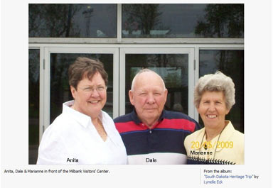 In Front of the Visitor's Center