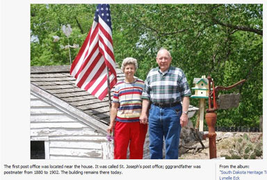 First Post Office still on  John's Property