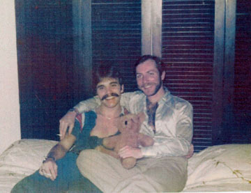 Matt and friend Jon Campbell taken mid 70's