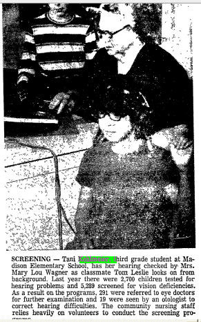 1973 Manitowoc Newspaper