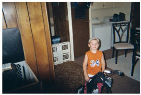 Tyler Dean and his new Golf Clubs